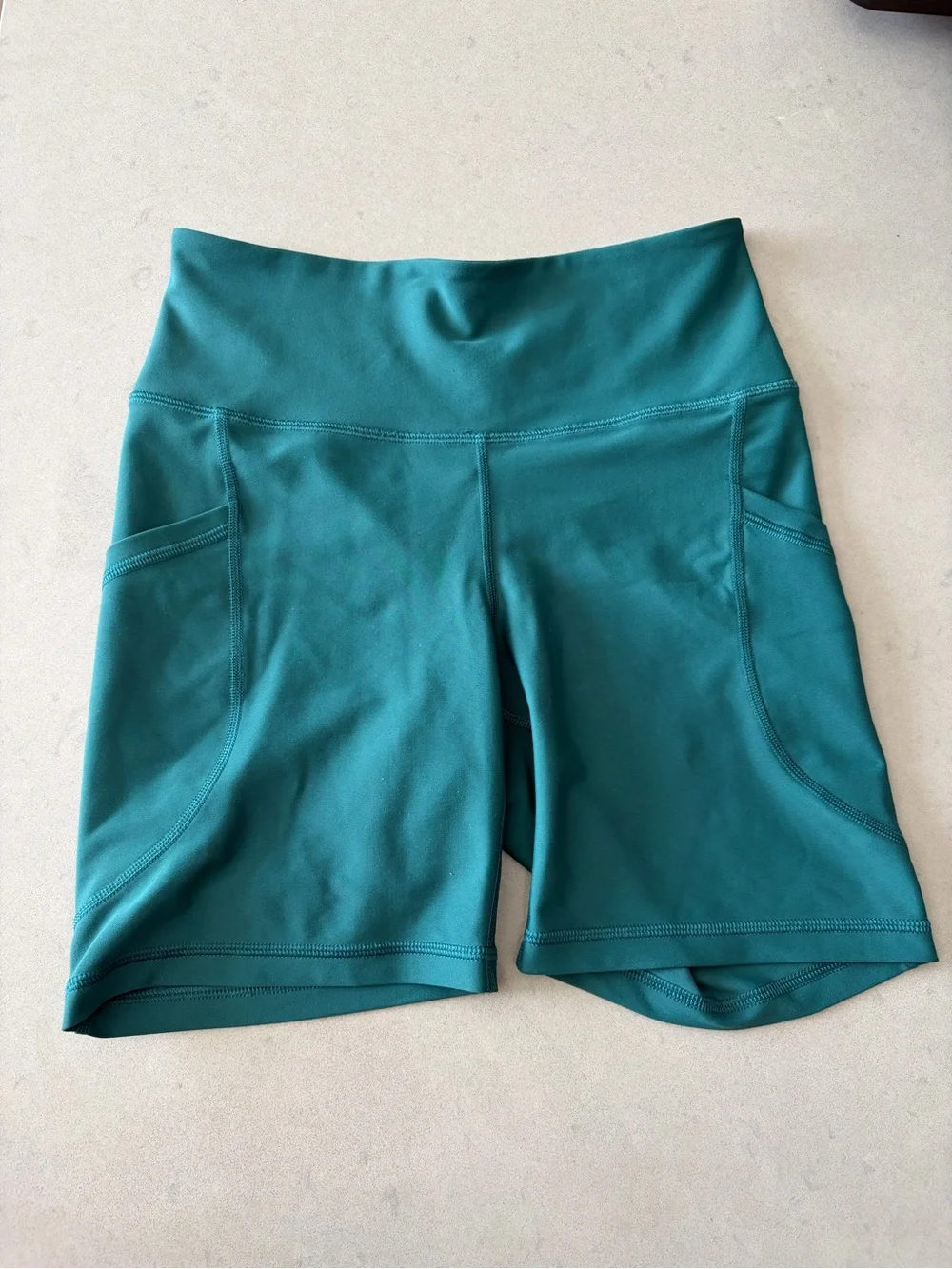 Old Navy Teal Bike Shorts with Side Pockets